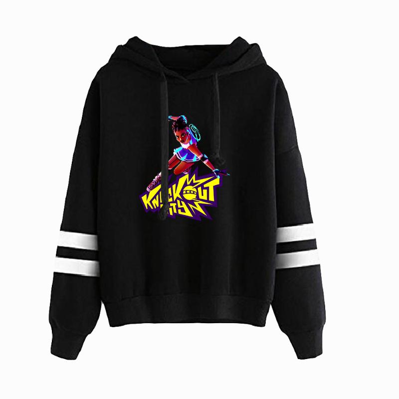 

Knockout City Hoodie Sweatshirts 2021 Women Men Logo Printed Cool Young Peaple Pullovers Men's Hoodies &, White