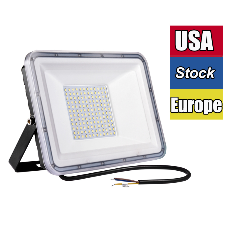 

LED Flood Light , Security Lights, IP66 Waterproof Outdoor Floodlight, 300W 200W 100W 50W 30W 10W 6500K Cold White for Yard, Garden, Playground, Basketball Court