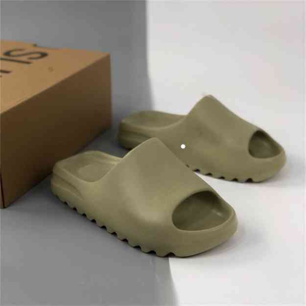 

yeesy slide foam bone black green fashion sports slippers white khaki men women indoor outdoor sandal basketball shoes football sneakers siz