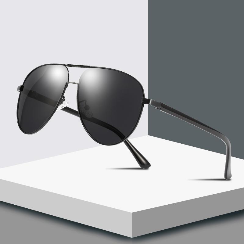 

Sunglasses Brand Designer Large Frame Oval Glasses Men's Polarized Classic Aviation Driving Eyewear Gafas De Sol Hombre