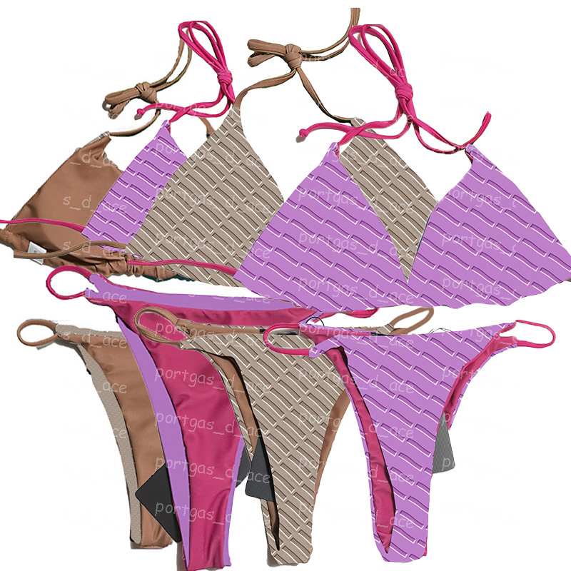 

Reversible Letters Jacquard Bikinis Vintage SpasHG Diving Surfing Swimsuits Sexy Split Beach Swimwear Bathing Suit Womens Split Swimsuit