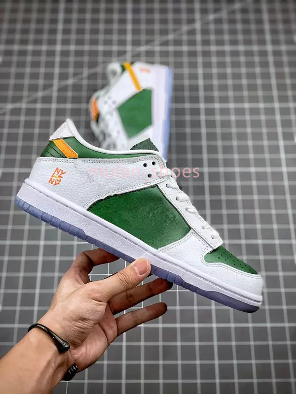 

2021 Low IW Running Shoes Mens Womens NY Street Ball White Green Orange Casual Sport Sneakers Size 36-45Top quality, Extra lace