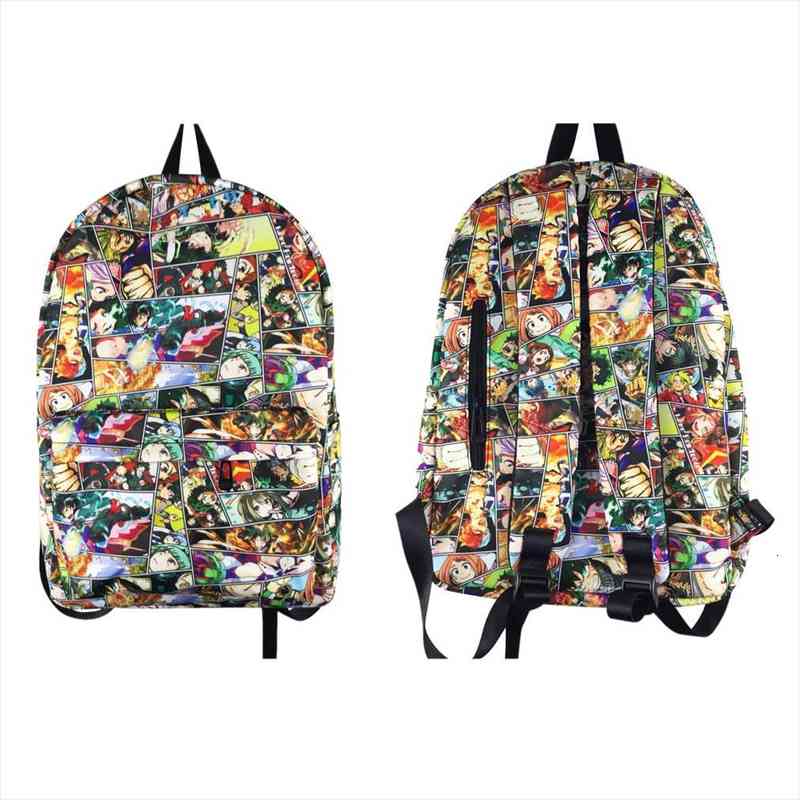 

my hero academia backpack boku no cartoon school bag bookbags teenagers lapshoulders travel rucksack