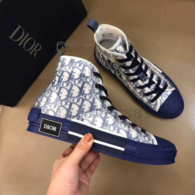 

Dior Dupe B22 B23 AAAA Casual Shoes Printed Alphabet Canvas Sneakers Women Men Stylist Shoe Oblique Trainers Embroidery High Low Top Sneaker, Black