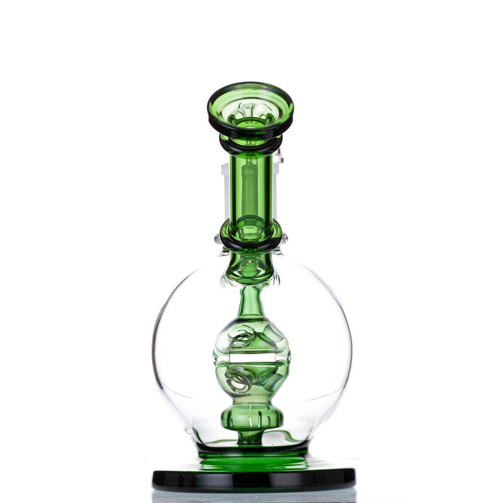 

Hookahs Feb Eggs Dab Rig Bongs Heady glass watter Bong Filter 6.8 Inch green 18.8mm Joint with Quartz Banger