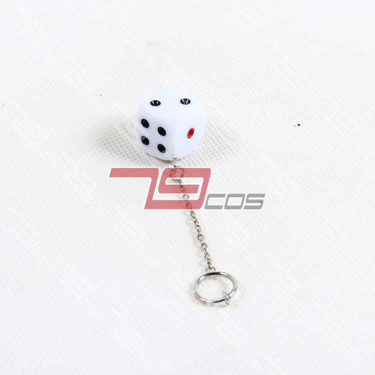 

Costume Accessories Yu-Gi-Oh! Cosplay Duke Devlin Otogi Ryji cosplay props Earrings for Halloween Carnival Party Events Anime COS Christmas, As show