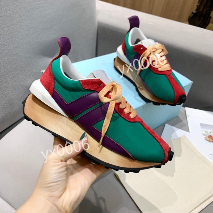 

High quality luxury designer 35-44 women men shoes High-end casual Counter leisure sports shoe high mercerized ox velvet original ly211127, Choose the color