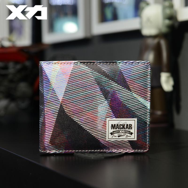 

Mackar Mens Fold Over Wallet With Card Slot Ins Men Short And Simple Trendy Bi-fold Wallets, Red;black