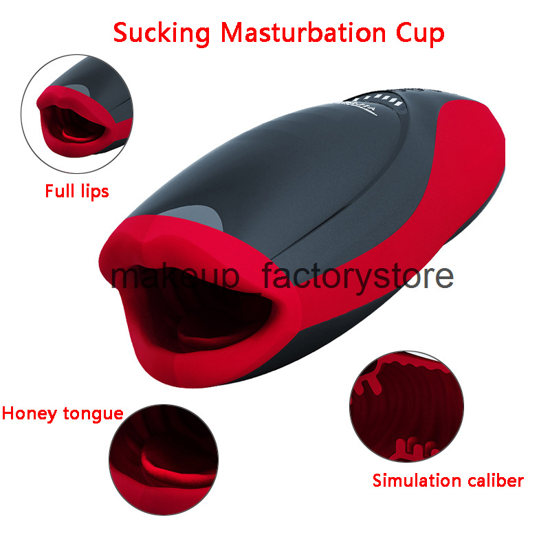 Massage Powerful Vibrator 2026 Oral Sex Male Masturbator Automatic Intelligent Voice Mouth Clip Sucking Penis Training Erotic Sextoys For Men