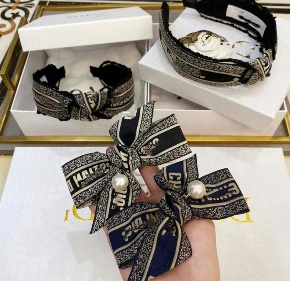 

2021ss Classic Designer Brand Letter Print Wide Brimmed Mixed Color Headbands Luxury Cloth Fabric Hairpin Headband Hair Hoop Accessories for