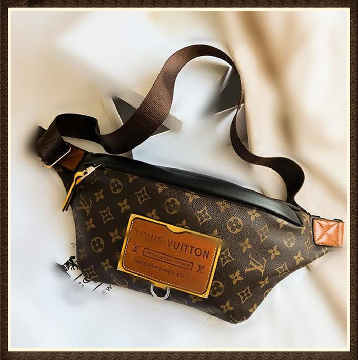

Lv LOUIS BAG VITTON&#13Brand designer Newest Body Shoulder Bag Temperament Bumbag Cross Pack Bum Waist Bags, Red;black