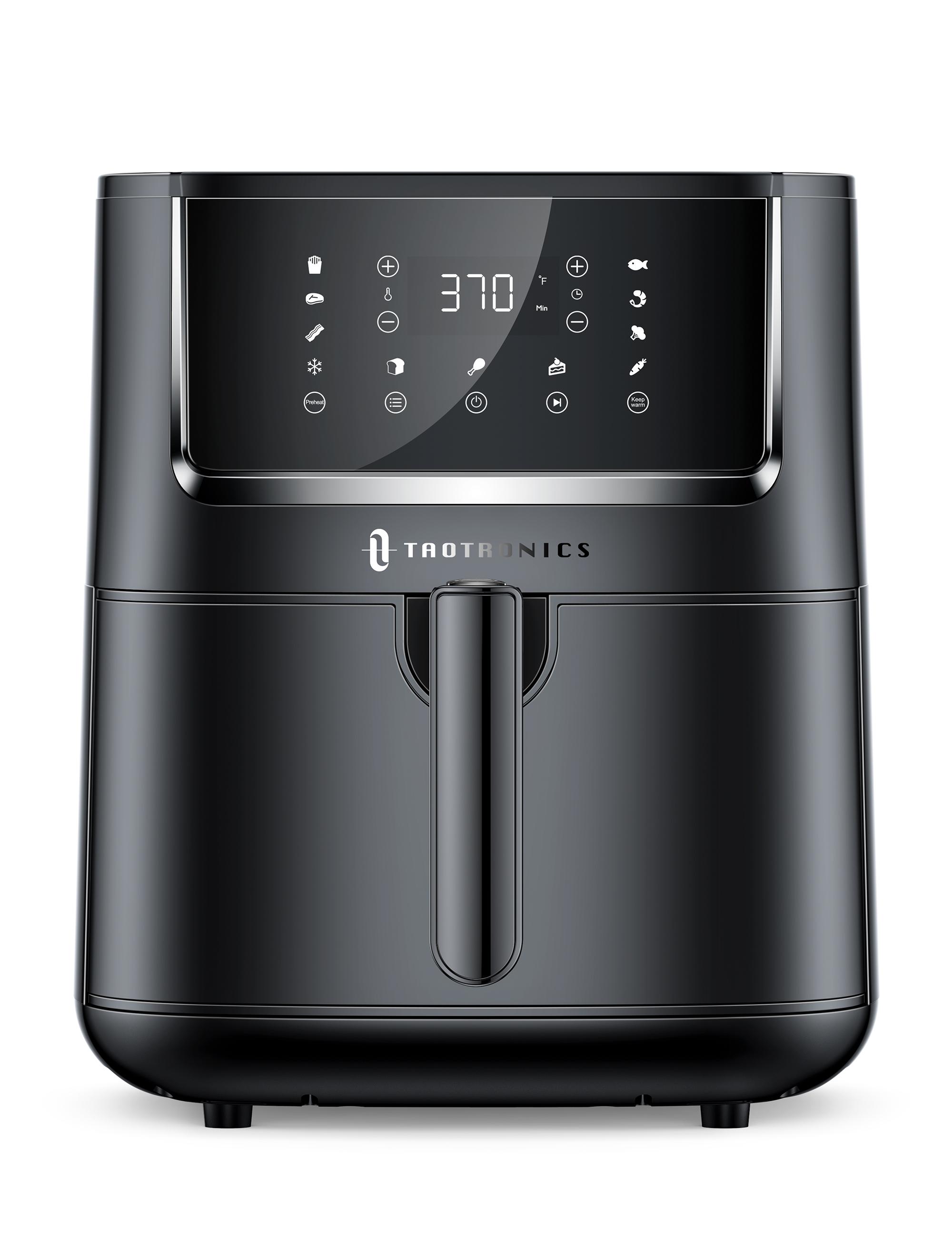 

TaoTronics 9 in 1 Air Fryer Dehydrate 1700W Electric Toaster Oven with Digital Touch Control Panel