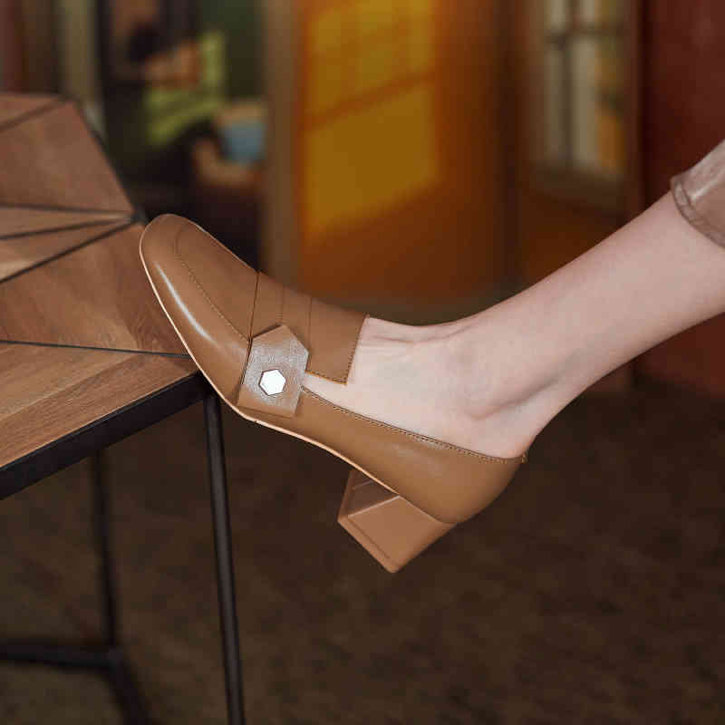 

sandals female pumps leather shoes plus size 22-26.5cm full of heels women's all-match buckle 5a16, Black