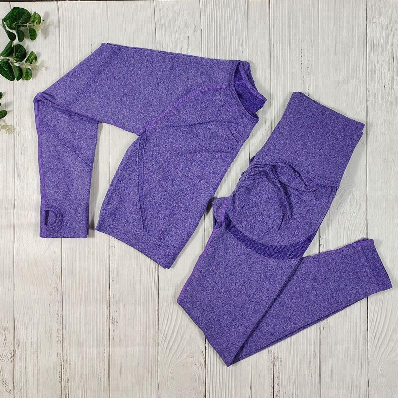 

Yoga Outfit Seamless Fitness Suit Sports Set Women Sportswear Top And Leggings Gym Workout Clothes For Athletic Wear, Black set