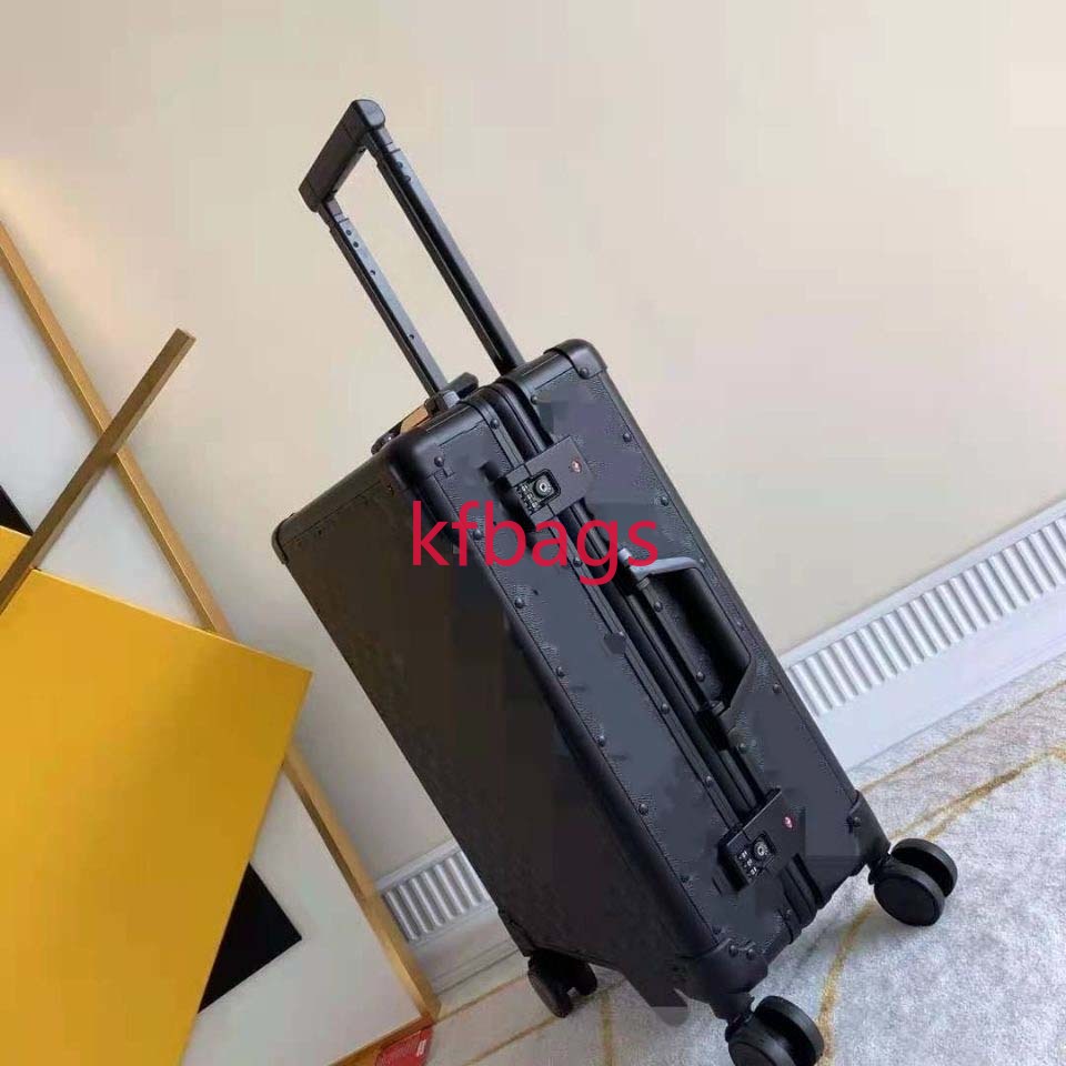 

High quality Travel Suitcase Luggage Fashion Men Women Trunk Bag Flowers Letters Purse Rod Boxs Spinner Universal Wheel Duffel Bags Free Ship#332211