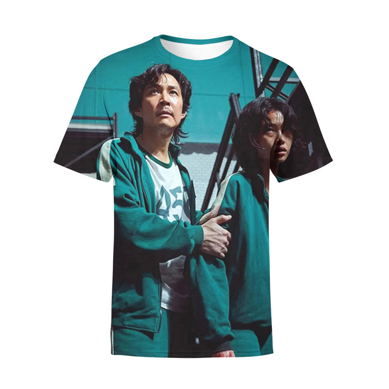 

Source of Inspiration Squid Game T-shirt 3D Harajuku Cute Pattern Male/Female/Couple/Multicolor, Picture 13