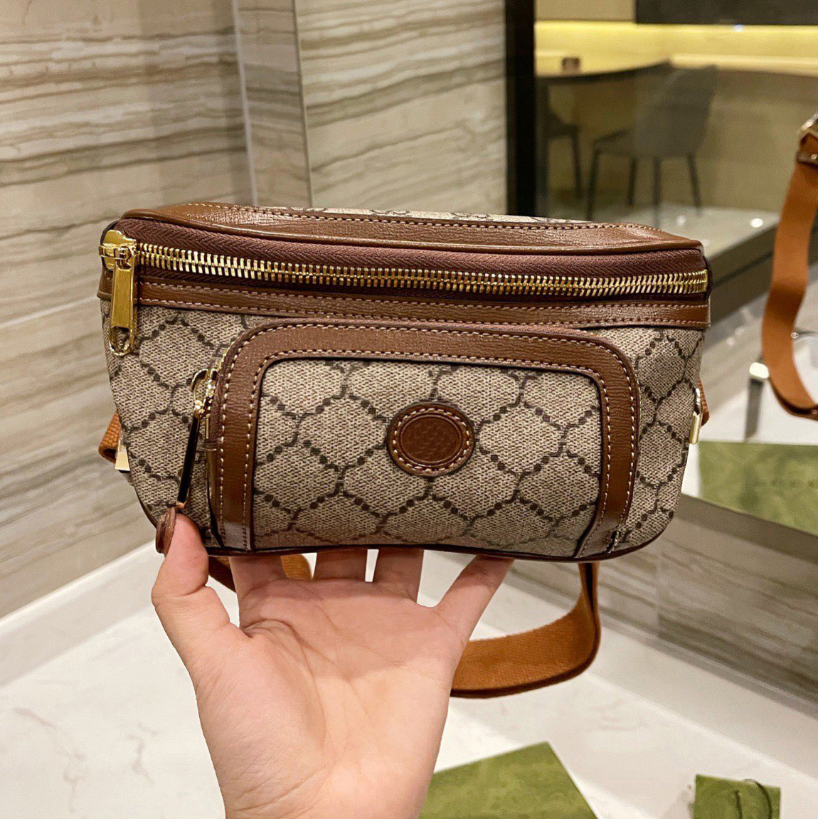 

Waist pack Letter Bag Cross body Luxury Designer Brand Bags Fashion Shoulder Handbags Ladys High Quality Women Phone Postman Wallet Metallic Totes Vintage, No bags