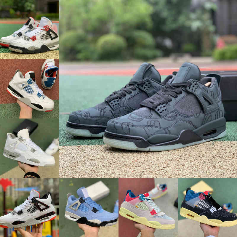 

High Quality 4 4s Basketball Shoes Men Women New TAUPE HAZE COOL GREY LIGHTNINGS UNIVERSITY BLUE White Oreo What The Rasta BORDEAUX Sports S