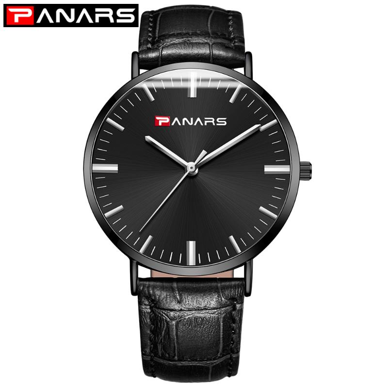 

Wristwatches 2021 Fashion Men's Ultra Thin Watches Waterproof Male Business Stainless Steel Leather Belt Quartz Watch Relogio Masculino, As picture