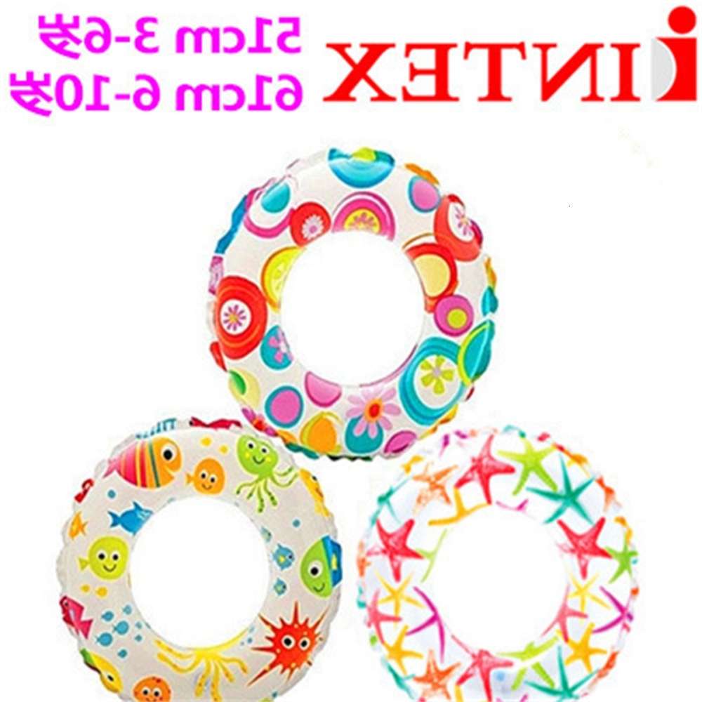 

Swimming ring Intex children's abstract pattern diameter 51cm 61cm baby learning swimming circle