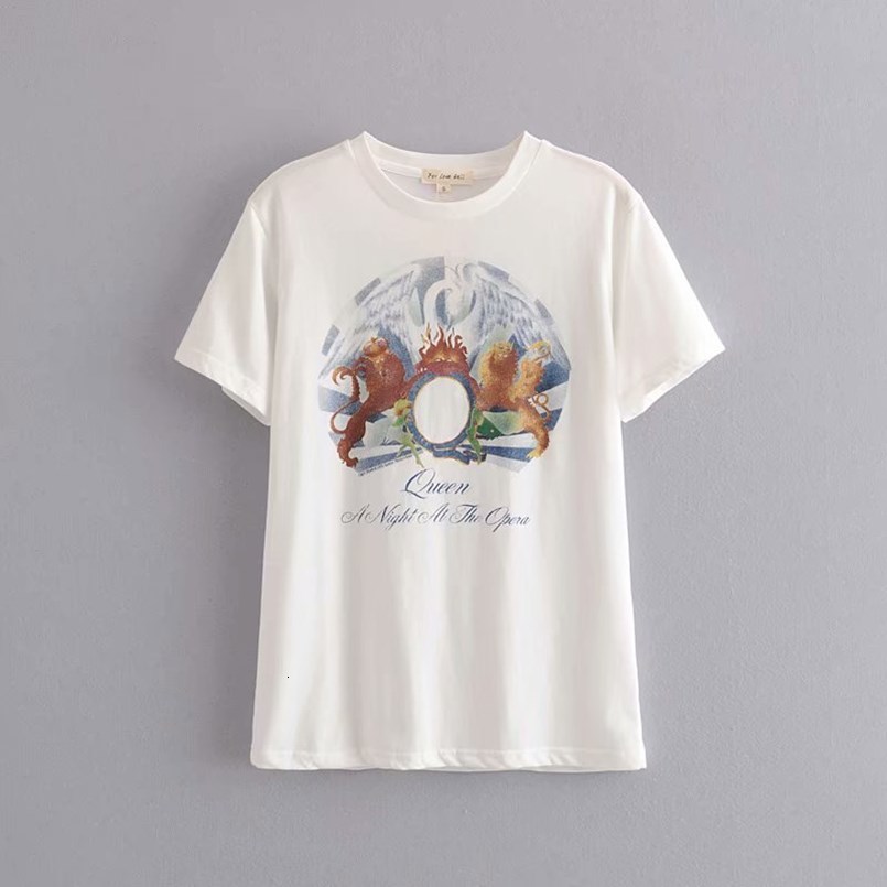 

Women' T-Shirt Women Cotton T Shirts White Tee Shirt Summer Beach T-Shirts Bohemian Tees Tops Short Sleeve Holiday Seaside Casual