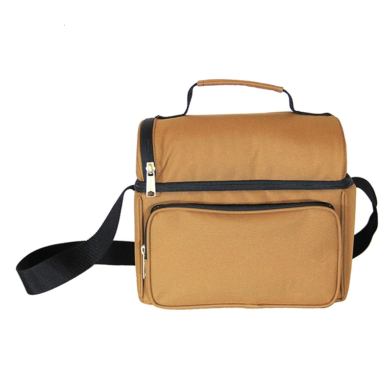 

Portable household meal delivery thermal insulation outdoor picnic refrigerated beer beverage single shoulder ice bag, Red