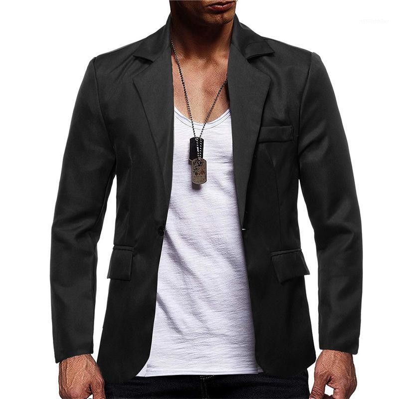

Suit Men Jacket Casual Blazer Costume Wedding Terno Slim Fit Business Plus Size Fashion Solid Man Streetwear Coat Trajes Homme Men's Jackets, Black