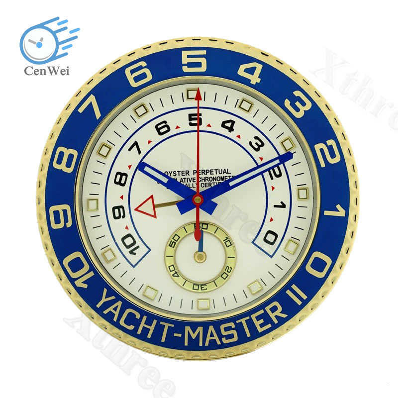 

Luxury Wall Clock Metal Watch Design Clock Best Gift X0726