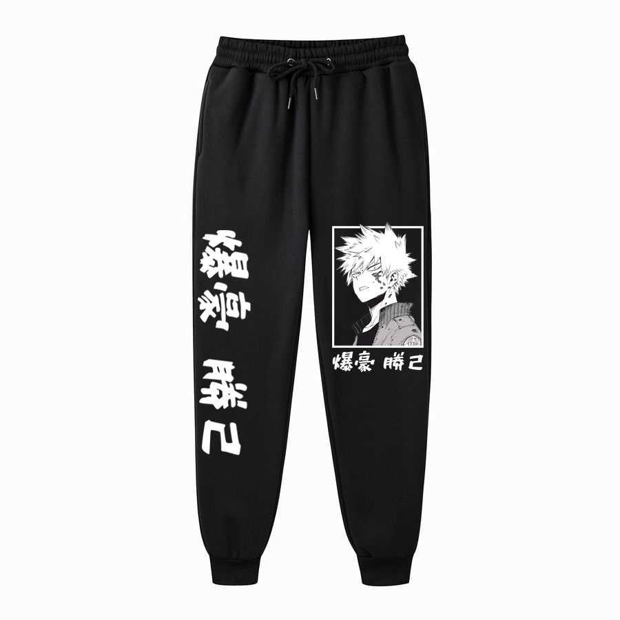 

Japanese Anime My Hero Academia Katsuki Bakugo Harajuku Woman Pants Print Joggers Woman Trousers Casual Sweatpants G1007, Navy