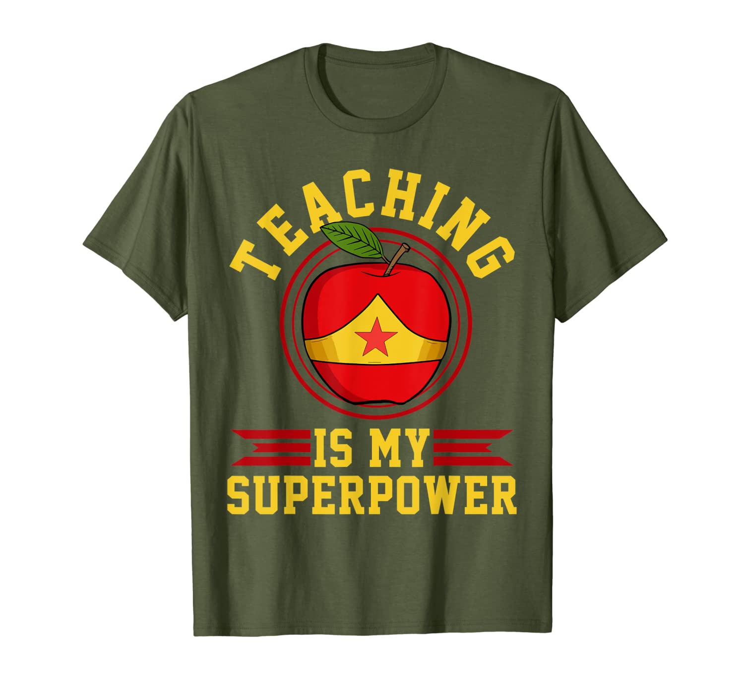 

teaching is my super power unique teacher themed tshirt, White;black