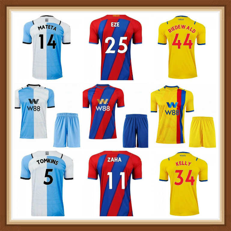 

21 22 soccer jerseys 2021 2022 home away ZAHA MILIVOJEVIC J.AYEW SAKHO TOWNSEND MEYER SCHLUPP Men kids kit thailand quality football shirts, Black