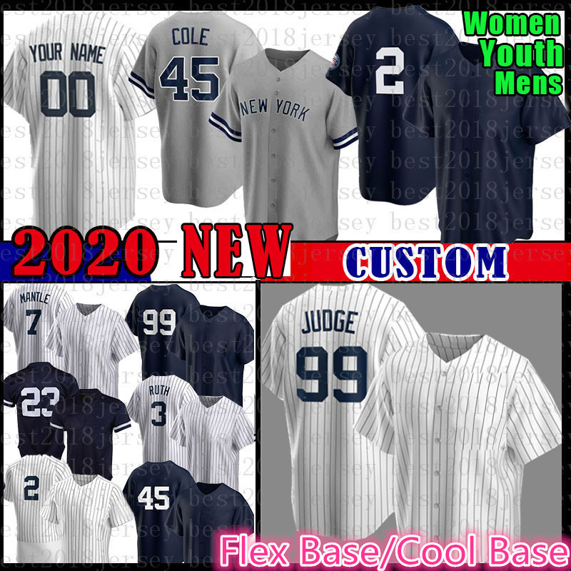 

99 Aaron Judge Baseball Jersey New Custom York Derek Jeter Gerrit Cole Gleyber Torres DJ LeMahieu Don Mattingly Gary Sanchez Mariano Rivera, 2020 new -have name