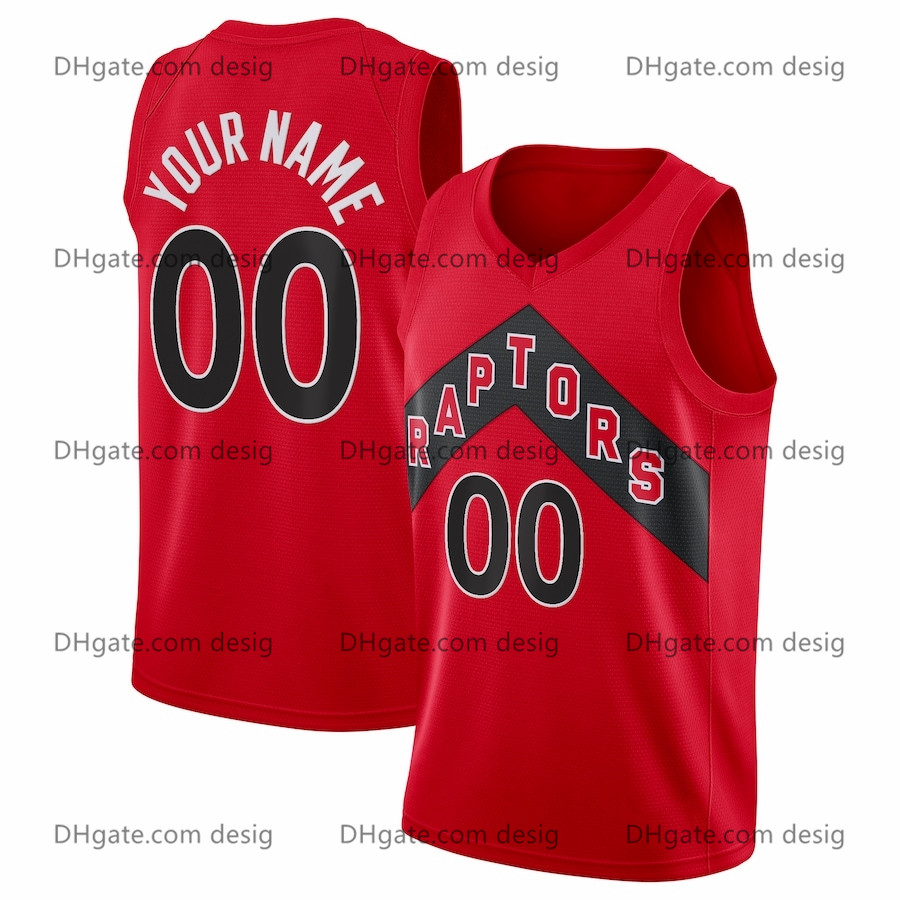 

Men Toronto Raptors Red 2021 Swingman Custom Jersey Icon Edition, Black