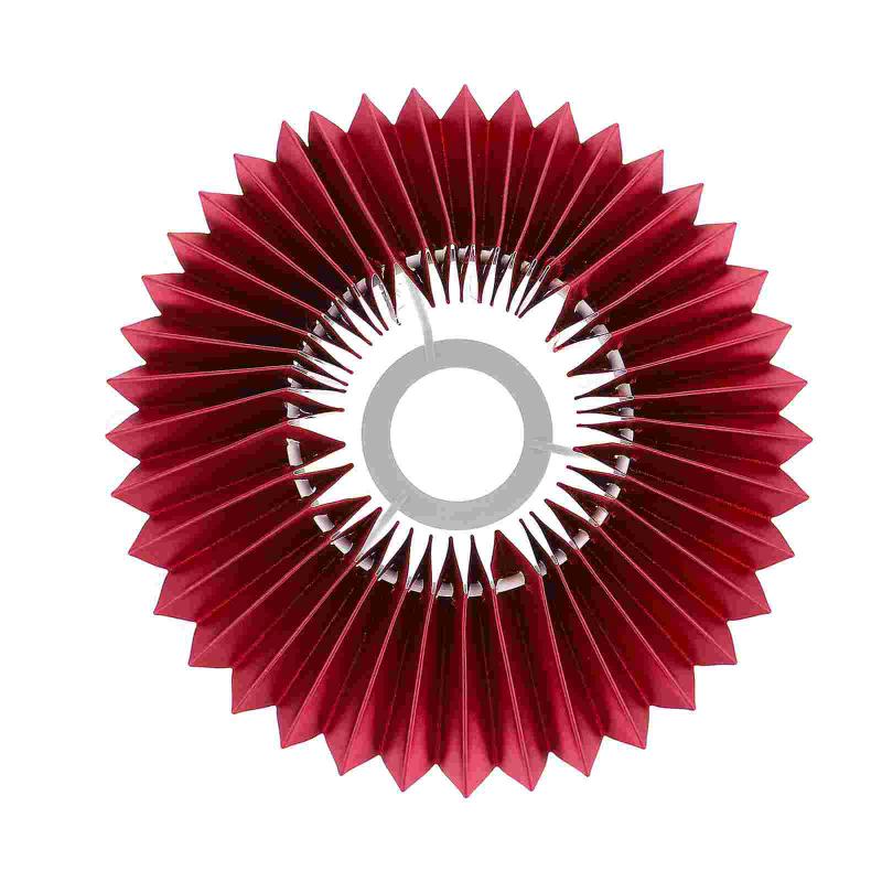 

Lamp Covers & Shades 1pc Cloth Lampshade Home Table Cover Pleated Decor Accessory