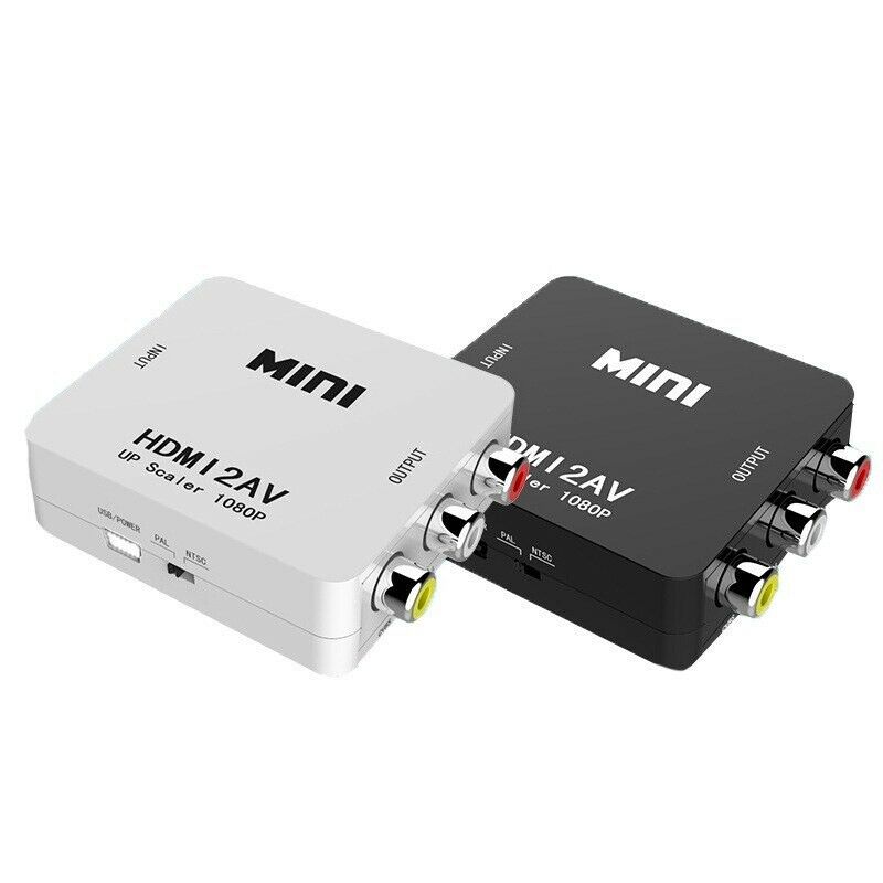 

HDMI to AV RCA Audio Video CVBS Adapter HD 1080P Converter HDMI TO RCA for PC TV