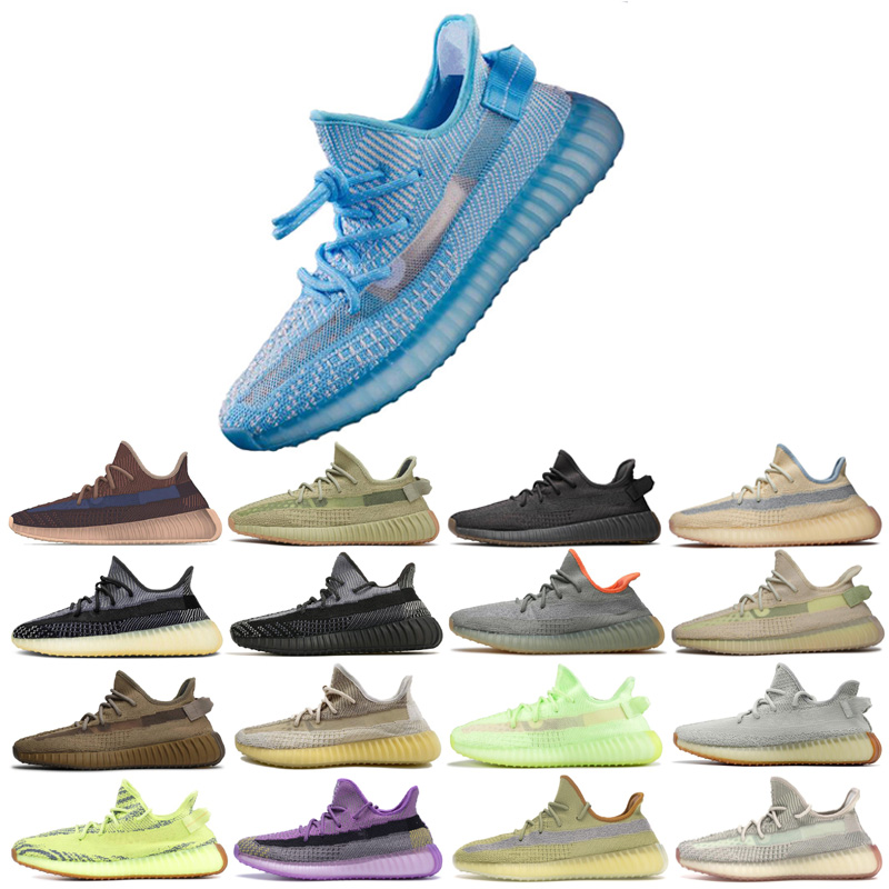 

Kanye West Static Outdoor Shoes ABEZ Israfil Cinder Desert Sage Earth Tail Light Zebra Womens Mens Trainers Sneakers, Color 14-true form