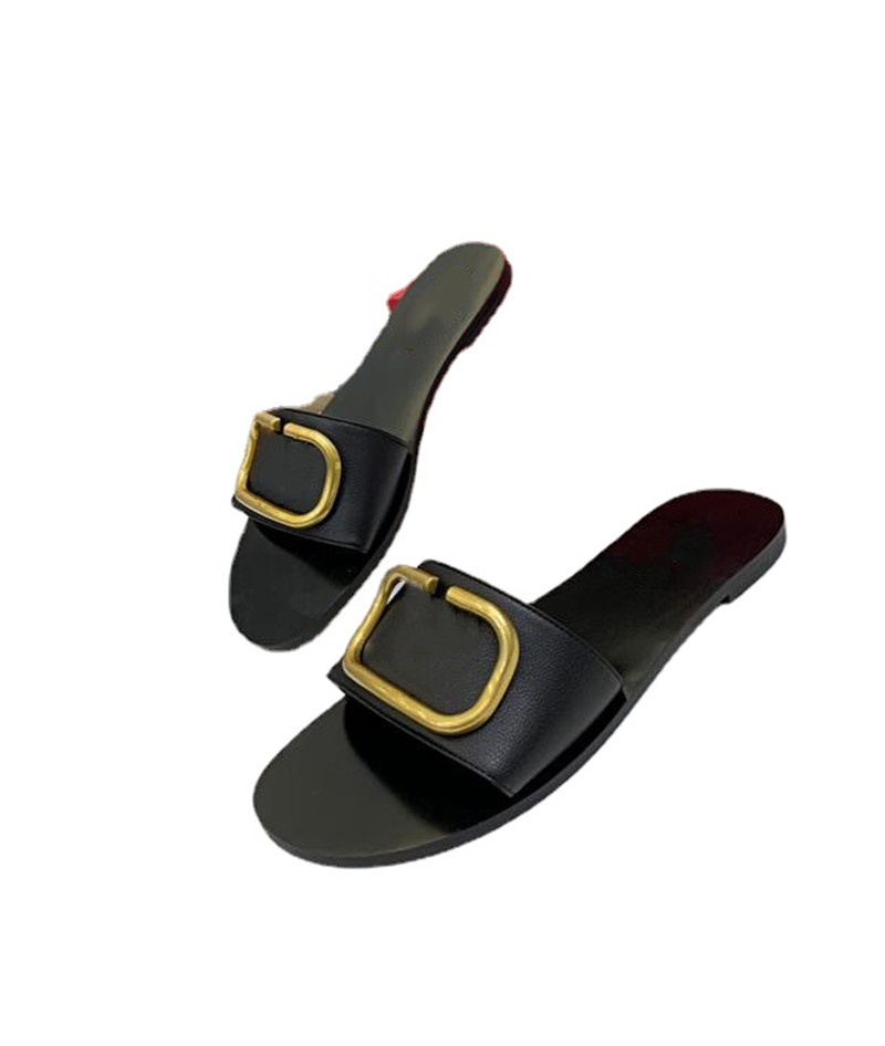 

Fashion Women's Flat base sandals Ladies Top Quality Leather shoes beach slippers female casual peep toe sandal Woman Classic transparent flip flops V60477, A box