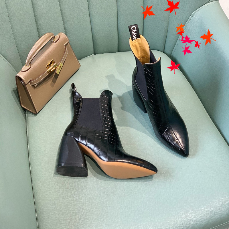 

2022 Top Quality Winter Women Dress Boots High Heels design Leather Boot knitted sock-like flats biker luxury designer shoes Tall Ankle Booties with logo and box -G196, Picture color