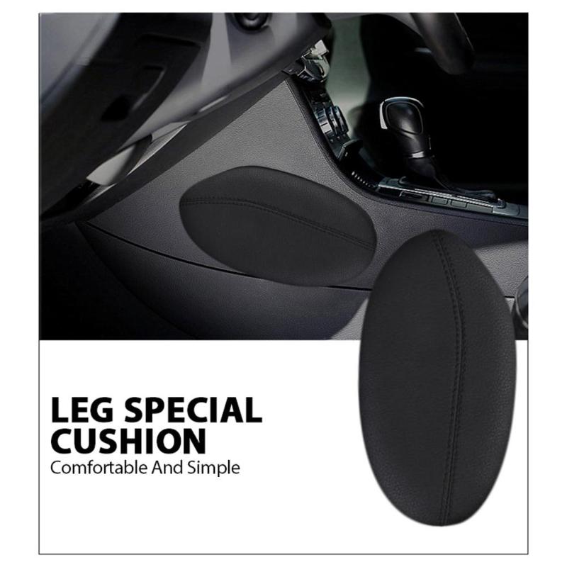 

Seat Cushions Universal Car Cushion Foot Support Pillow Leg Knee Pad Thigh Leather