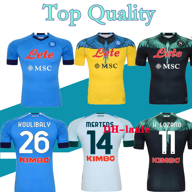 

XXL 21 22 Napoli soccer jersey 2021 2022 Naples KOULIBALY camiseta fútbol INSIGNE MILIK H.LOZANO MERTENS maillot de football shirt
