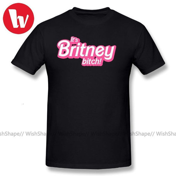 

Britney Spears T It's Britney, bitch! 100 Cotton T-Shirt Plus Size Awesome Summer Mens Short Sleeve Casual tee Shirt 2021Children's clo