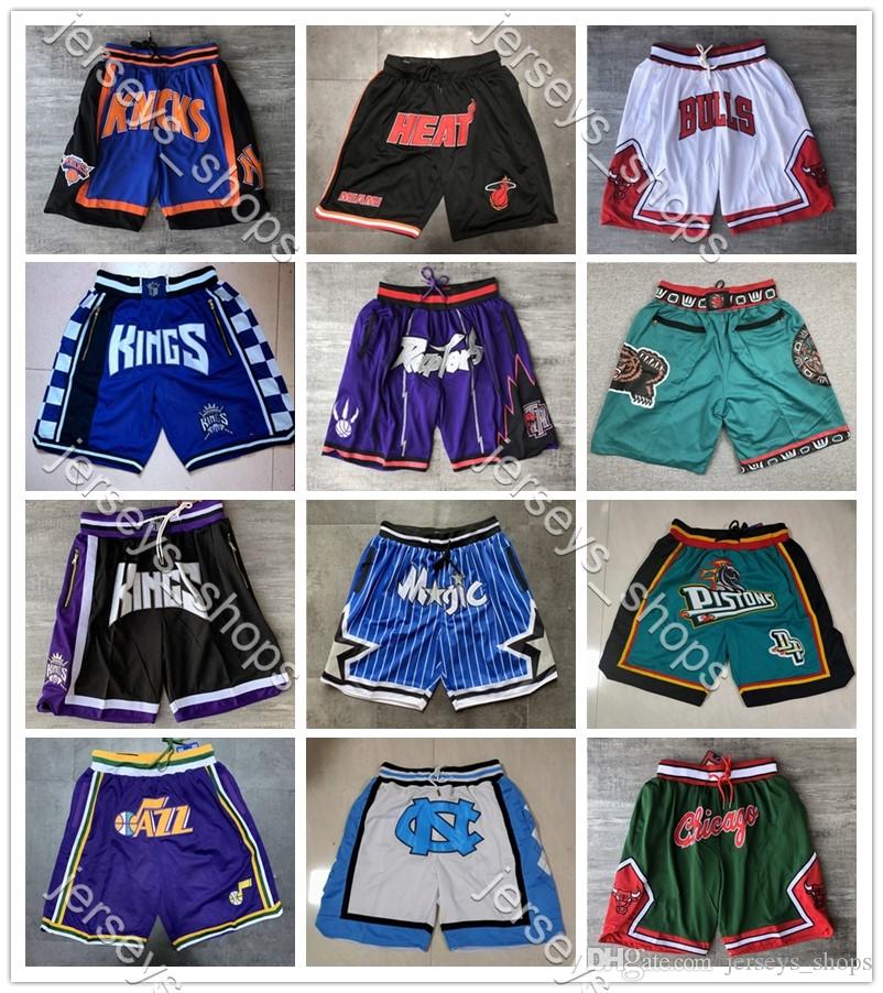 

Mens JUST DON Chicago Bulls Shorts Vintage Stitched Shorts Lining Mesh Sports Pocket Sweatpants Basketball Shorts, Black;red