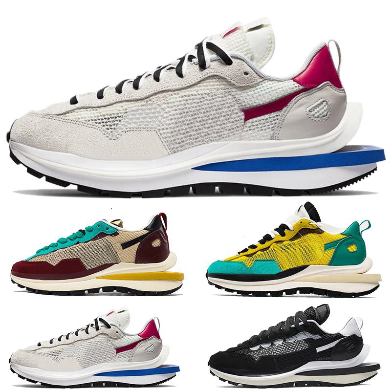 

2021 Top Quality Sacais x Ldv Waffle Casual Shoes Fragment Grey Sesame Blue Void Pure Platinum Blazer Vaporwaffle Neptune Green Trainers Sneakers, Box