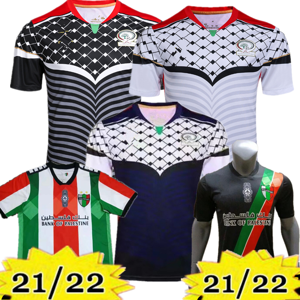 

S-2XL 2021 Palestine soccer Jersey 2122 thai quality survetement Palestinian Palestinians 16 17 Palestino ROSENDE Football Shirt, 000