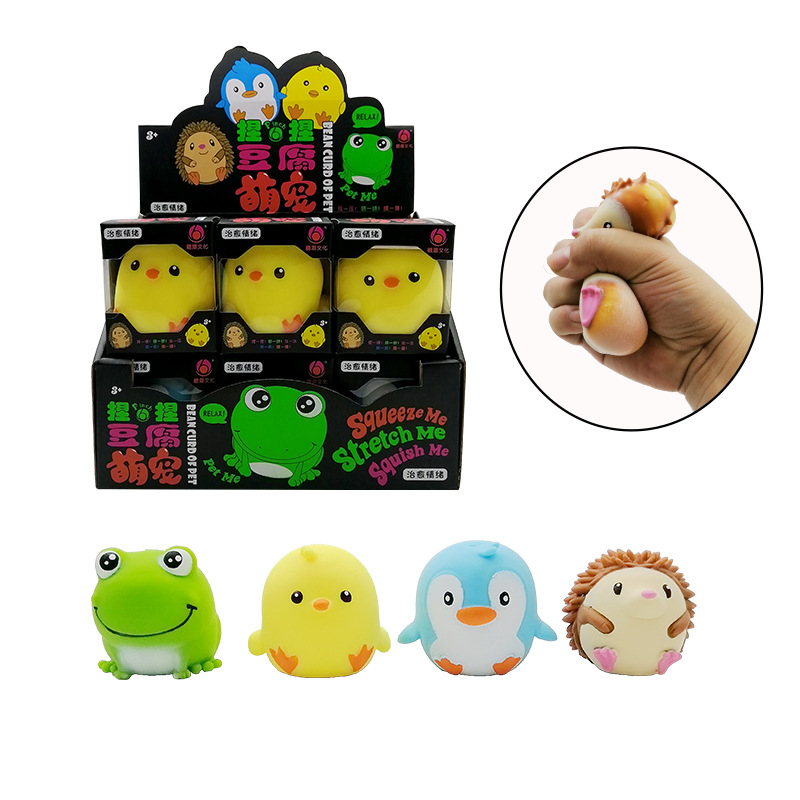 

Kawaii Pet Sensory Toy Stress Relief Cute Animal Decompression Anti-Anxiety Model Educational Toys Adults Kids Gift
