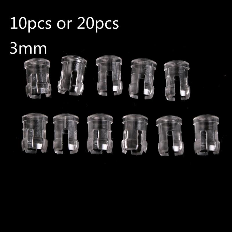 

Lamp Covers & Shades 10pcs Or 20pcs Clear 3mm LED Light Emitting Diode Lampshade Protectors