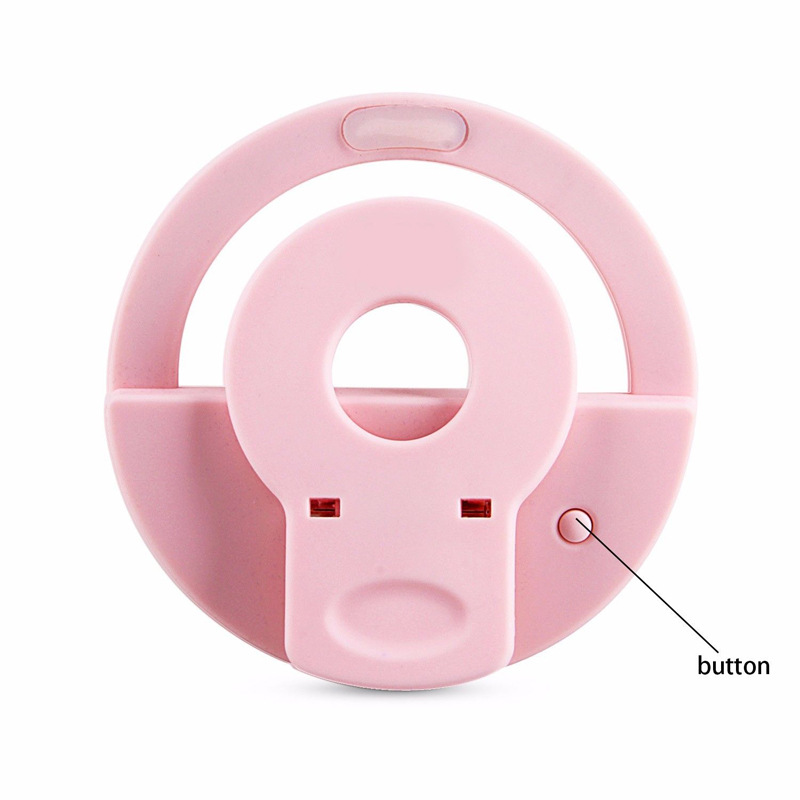 

Portable Novelty Lighting High Quality LED Lights Selfie Lamp USB Port Ring Selfies Fill Light Supplementary Camera Photography AAA Battery Smart Mobile Phones