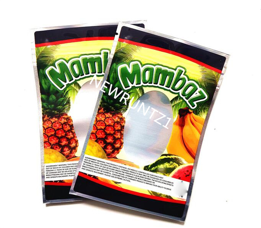 

V and Marathon New JOKE'S UP Runtz OG Ether mylar Peanut Butter Breath Edibles 85mm*125mm Runtz Bags 420 Flowers Packaging