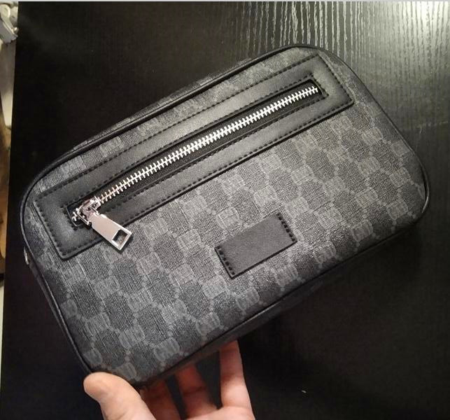 

Factory Outlet men bag outdoor sports and leisure printing messenger handbag street trend plaid shoulder bags simple wild striped purse, Black3-3082