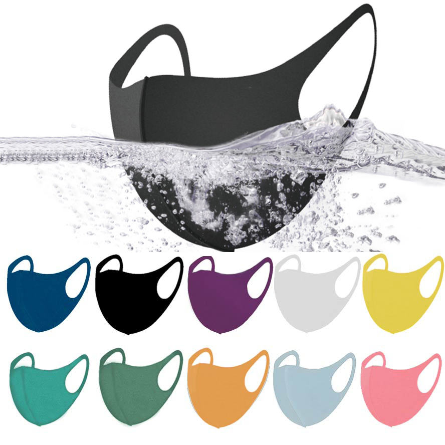 

designer face mask Anti Dust Ice Silk Masks Mouth Cover PM2.5 Respirator Washable Reusable facemask Adult top selling